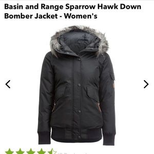 Basin and Range down bomber jacket